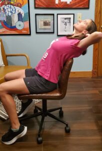 Thoracic extension exercise